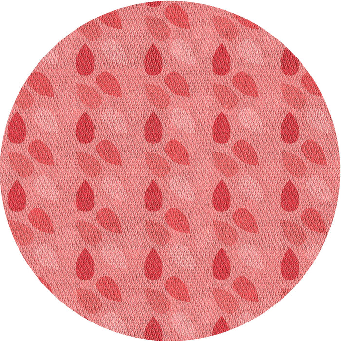 Square Machine Washable Transitional Ruby Red Rug in a Living Room, wshpat3287rd