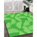 Patterned Lime Green Rug in Family Room, pat3288grn