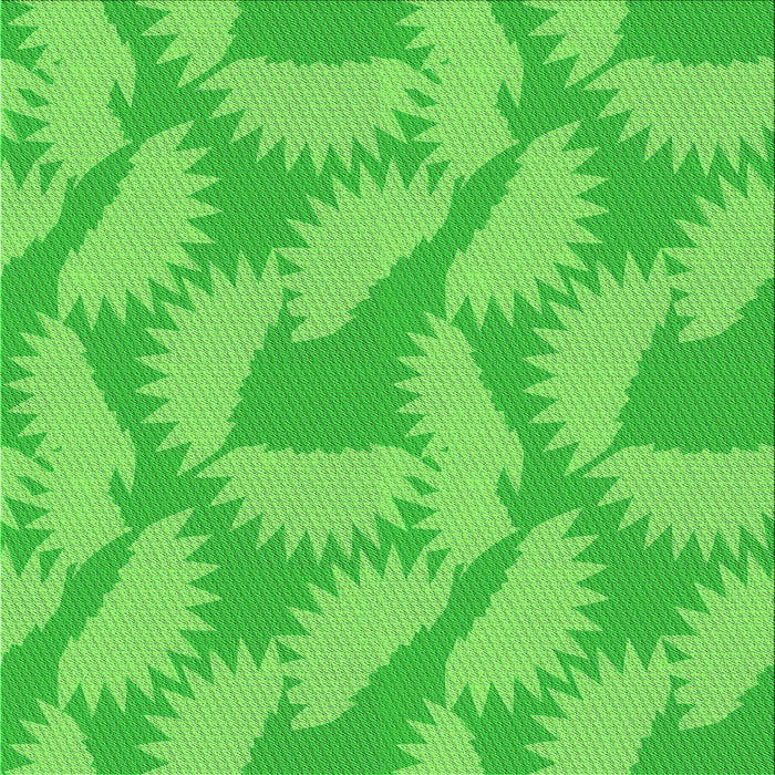 Round Patterned Lime Green Rug, pat3288grn