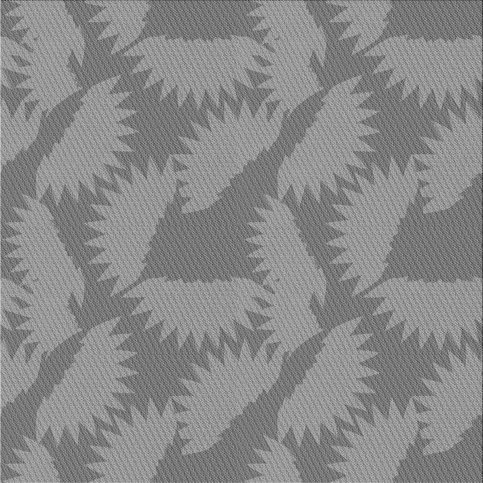 Round Machine Washable Transitional Smokey Gray Rug, wshpat3288gry