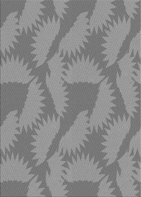 Machine Washable Transitional Smokey Gray Rug, wshpat3288gry