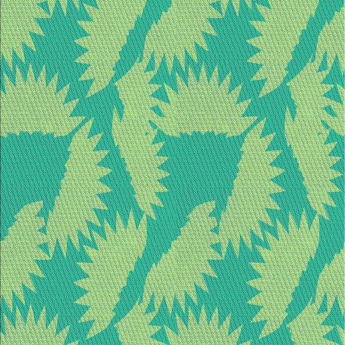 Machine Washable Transitional Lime Mint Green Rug, wshpat3288lblu