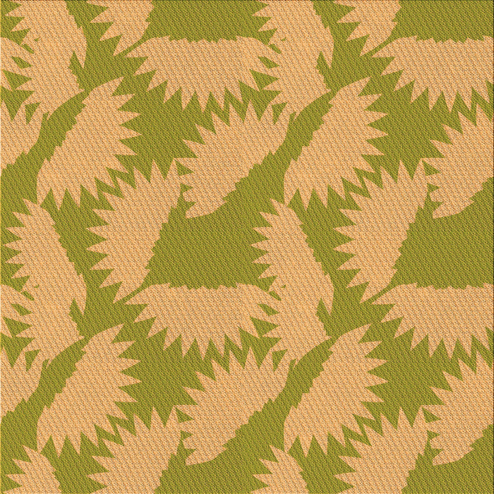 Round Machine Washable Transitional Yellow Rug, wshpat3288org