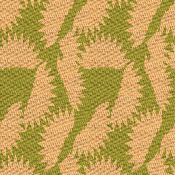 Patterned Yellow Rug, pat3288org