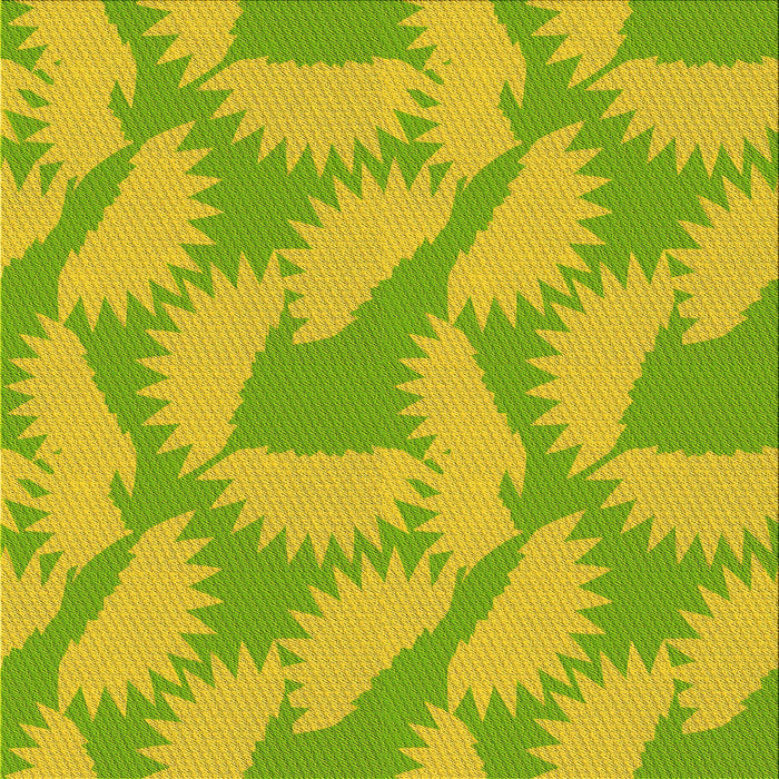 Round Machine Washable Transitional Pistachio Green Rug, wshpat3288yw