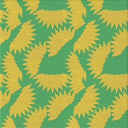 Square Patterned Green Novelty Rug, pat3288