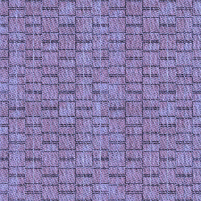 Round Patterned Purple Mimosa Purple Rug, pat3289blu