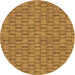 Square Patterned Dark Bisque Brown Rug, pat3289brn