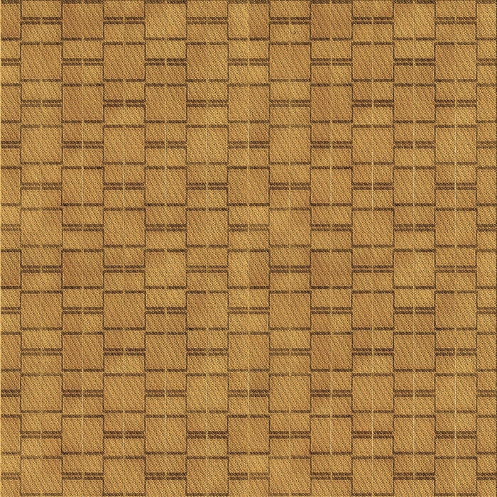 Round Patterned Dark Bisque Brown Rug, pat3289brn