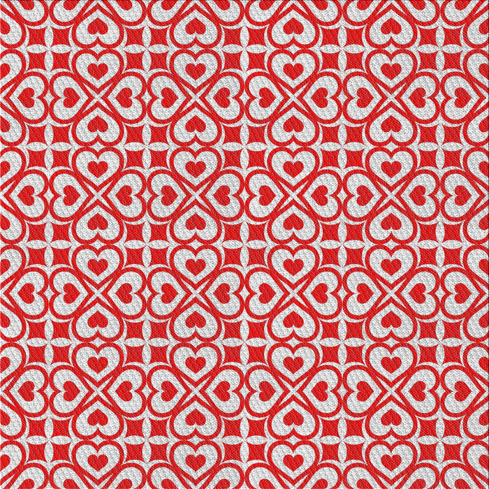 Sideview of Machine Washable Transitional Red Rug, wshpat328