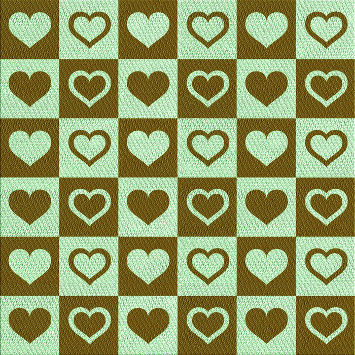 Round Patterned Dark Bronze Brown Rug, pat329grn