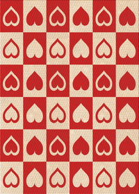 Machine Washable Transitional Red Rug, wshpat329org