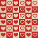 Round Patterned Red Rug, pat329org