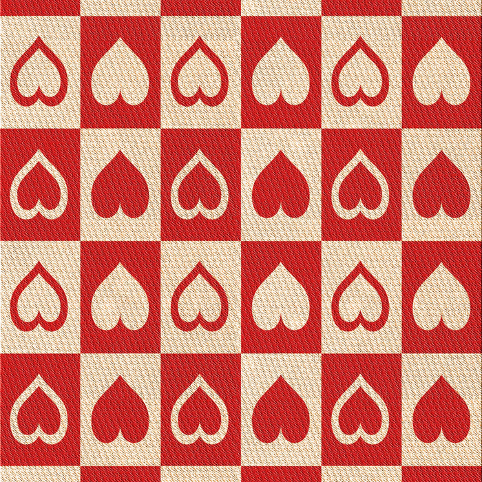 Patterned Red Rug, pat329org