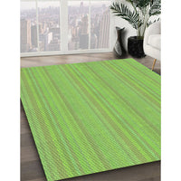 Patterned Green Rug, pat3290grn