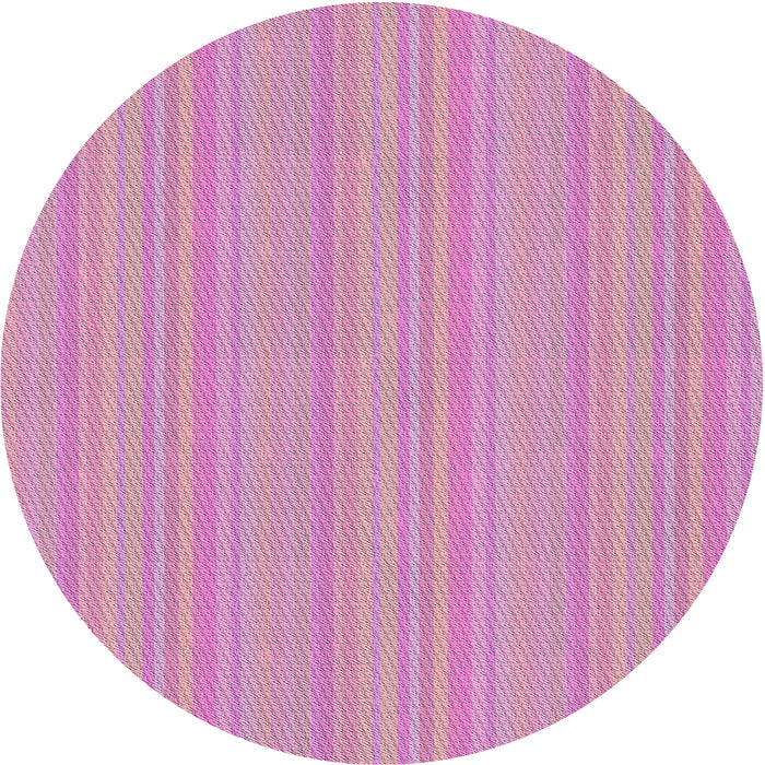 Sideview of Patterned Magenta Pink Novelty Rug, pat3290