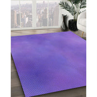 Patterned Purple Rug, pat3291pur