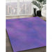 Machine Washable Transitional Purple Rug in a Family Room, wshpat3292pur