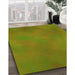 Patterned Pistachio Green Rug in Family Room, pat3293yw