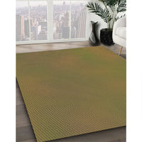 Patterned Dark Bronze Brown Rug, pat3294brn