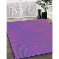 Patterned Purple Rug, pat3294pur