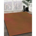 Machine Washable Transitional Tomato Red Rug in a Family Room, wshpat3296org