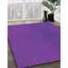 Machine Washable Transitional Amethyst Purple Rug in a Family Room, wshpat3296pur