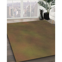 Patterned Sepia Brown Rug, pat3297brn