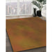 Patterned Saddle Brown Rug in Family Room, pat3297org