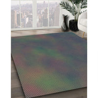 Patterned Gray Novelty Rug, pat3297