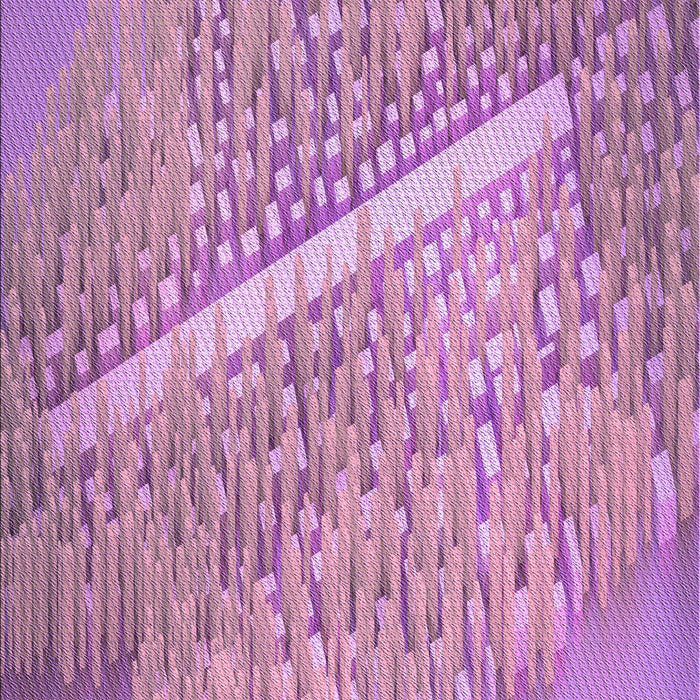 Machine Washable Transitional Orchid Purple Rug, wshpat3299pur