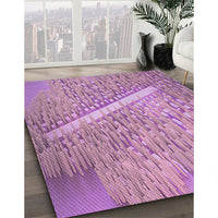 Patterned Orchid Purple Rug, pat3299pur