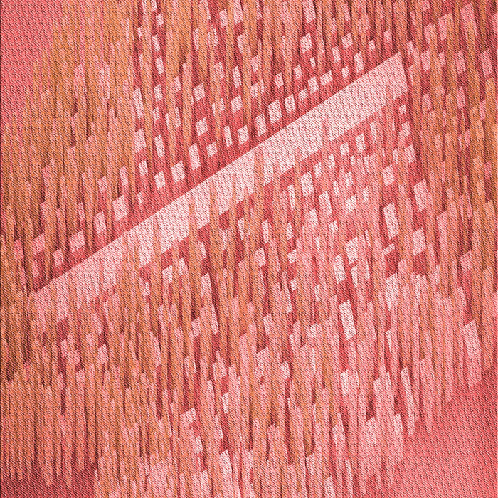 Patterned Fire Red Rug, pat3299rd