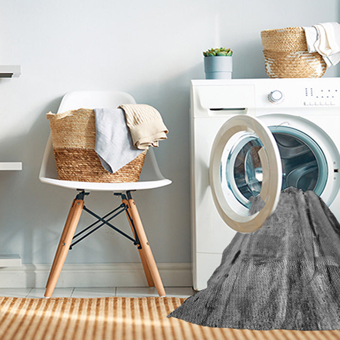 Machine Washable Transitional Cloud Gray Rug in a Washing Machine, wshpat33gry