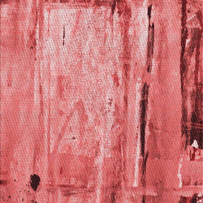 Patterned Red Rug, pat33rd