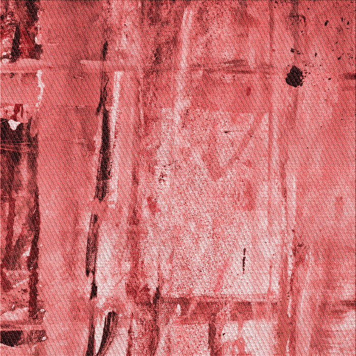 Round Machine Washable Transitional Red Rug, wshpat33rd