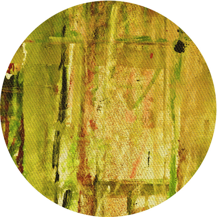 Square Machine Washable Transitional Dark Bisque Brown Rug in a Living Room, wshpat33yw