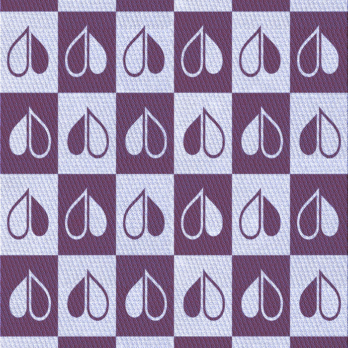 Patterned Purple Rug, pat330blu