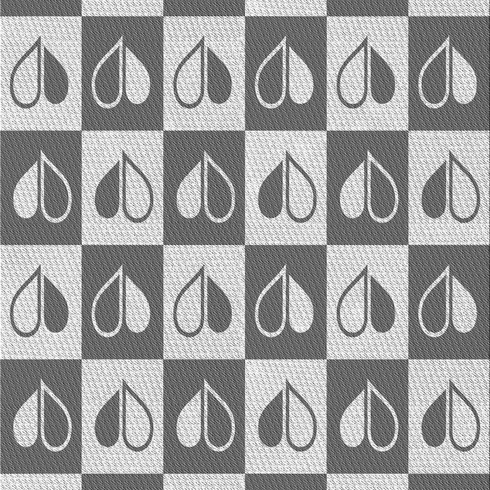 Patterned Ash Gray Rug, pat330gry