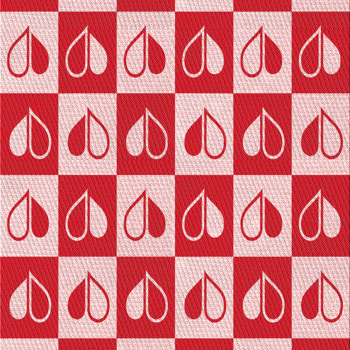 Patterned Baby Pink Rug, pat330rd