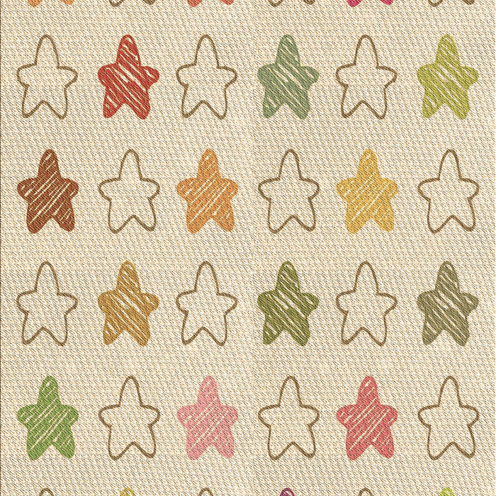 Patterned Vanilla Gold Rug, pat3300brn