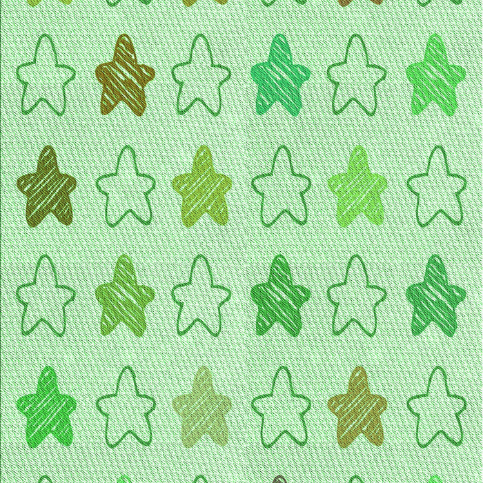 Machine Washable Transitional Mint Green Rug, wshpat3300grn