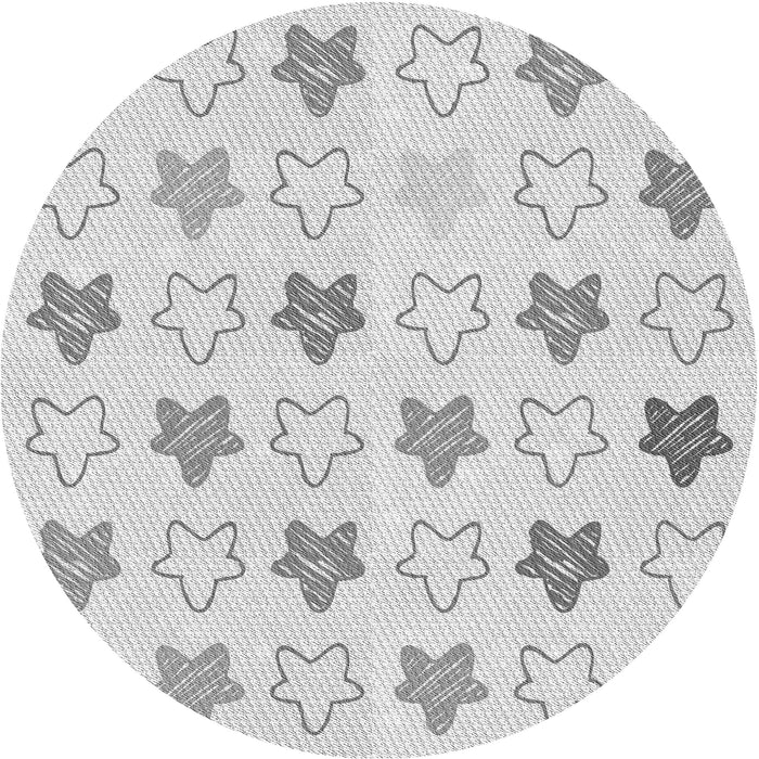 Square Machine Washable Transitional Platinum Gray Rug in a Living Room, wshpat3300gry