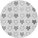 Square Patterned Platinum Gray Rug, pat3300gry