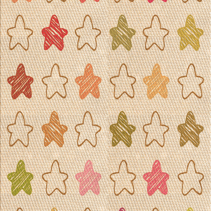 Patterned Navajo White Gold Rug, pat3300org