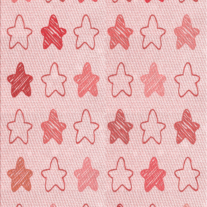 Machine Washable Transitional Light Rose Pink Rug, wshpat3300rd