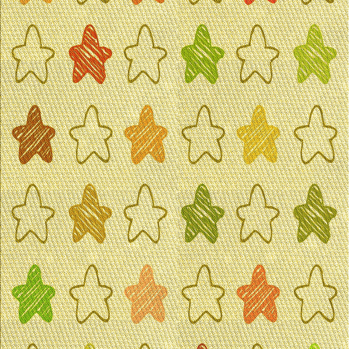 Patterned Yellow Rug, pat3300yw