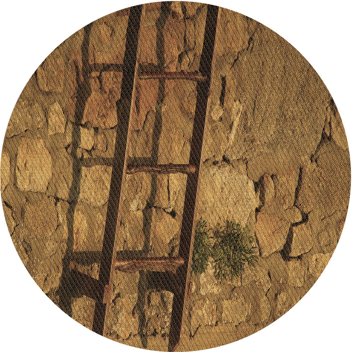 Square Machine Washable Transitional Red Brown Rug in a Living Room, wshpat3301brn