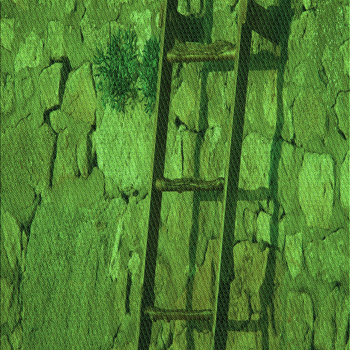 Patterned Deep Emerald Green Rug, pat3301grn