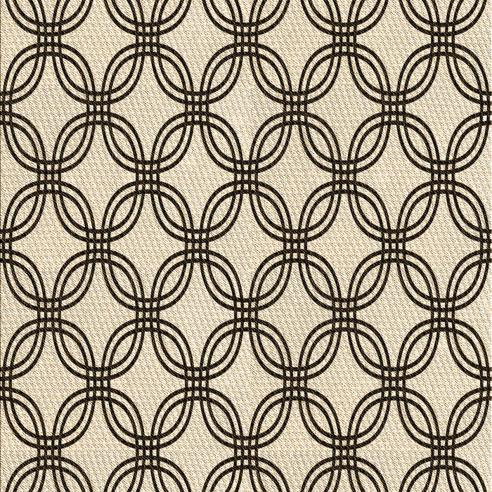 Machine Washable Transitional Vanilla Gold Rug, wshpat3302brn